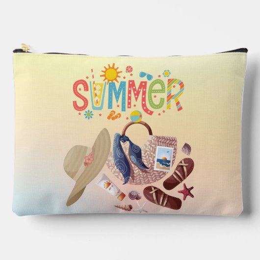 Summer Vibes Large Pouch Etui (Voorkant)