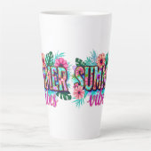 Summer Vibes Latte Mok (Voorkant)