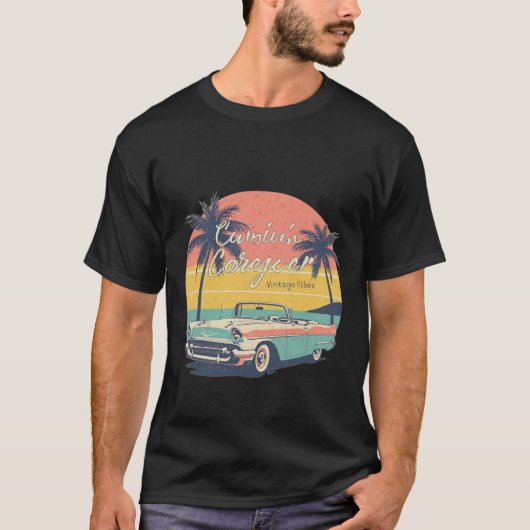 Summer Vibes Mannen T-Shirt Cool Casual cadeau voo (Voorkant)