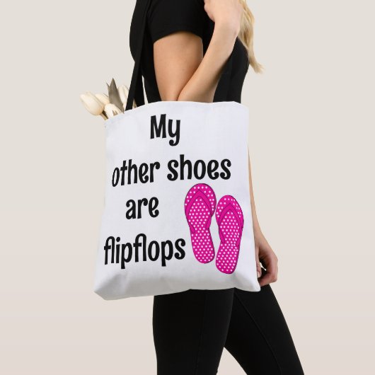 Summer Vibes - Mijn andere schoenen zijn flipflops Tote Bag (Dichtbij)