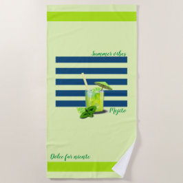 "Summer Vibes" Mojito strandlaken