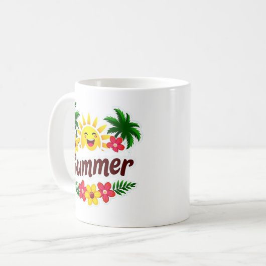 Summer Vibes Mug Koffiemok (Voorkant links)