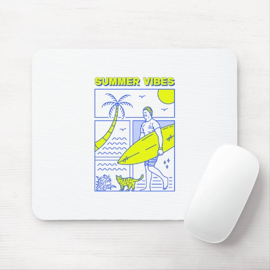 Summer Vibes Muismat (Met muis)