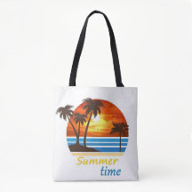 Summer Vibes on the Go: Logo Tas voor het seizoen