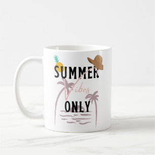 Summer Vibes only Beach Koffiemok