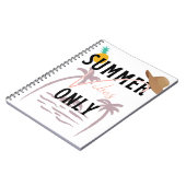 Summer Vibes only Beach Notitieboek (Linkerzijde)