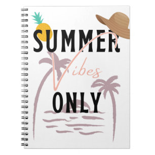 Summer Vibes only Beach Notitieboek