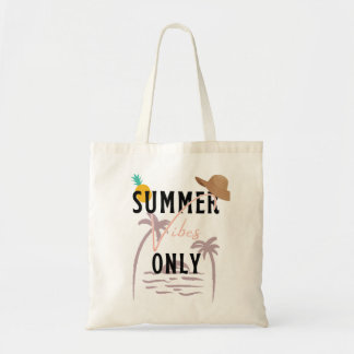 Summer Vibes only Beach Tote Bag
