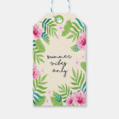 Summer Vibes Only Gift Label Cadeaulabel (Voorkant)