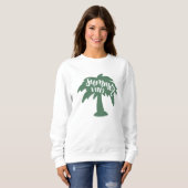 Summer Vibes Palm Tree Sun Beach Summer Trui (Voorkant volledig)