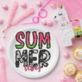Summer Vibes Paper Bord (Feest)