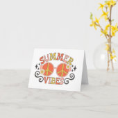 Summer Vibes Peace - zonnebril Kaart (Gele Bloem)