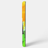 Summer Vibes Personalized Floral Black Cat Samsung Galaxy Hoesje (Achterkant horizontaal)