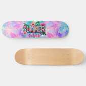 Summer Vibes Persoonlijk Skateboard (Horizontaal)