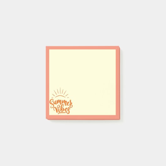 Summer Vibes Post-it Notes (Voorkant)