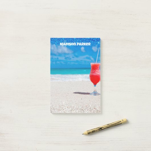 Summer Vibes Post-it® Notes (Op bureau)