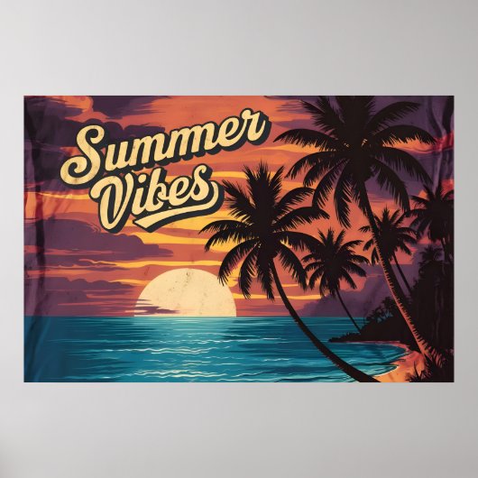 Summer Vibes Poster (Voorkant)
