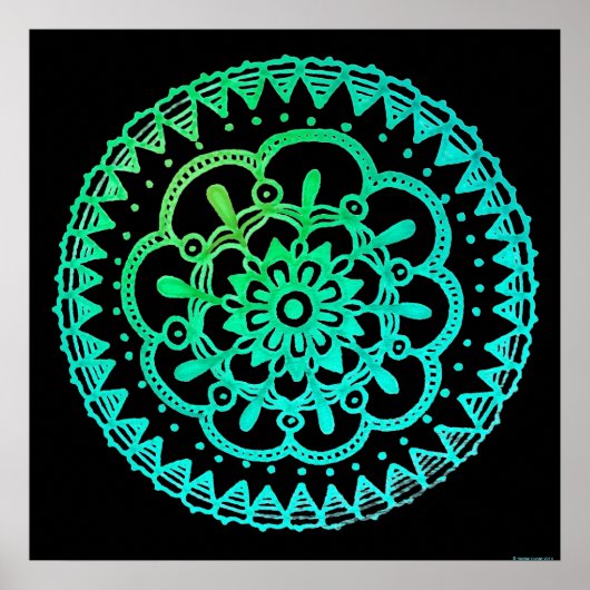 Summer Vibes Poster door Megaflora (Voorkant)