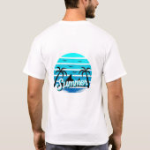 Summer Vibes Retro Design t-shirt design (Achterkant)