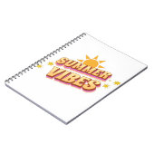 Summer Vibes Retro Notitieboek (Linkerzijde)