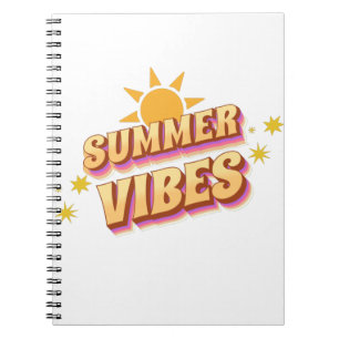 Summer Vibes Retro Notitieboek