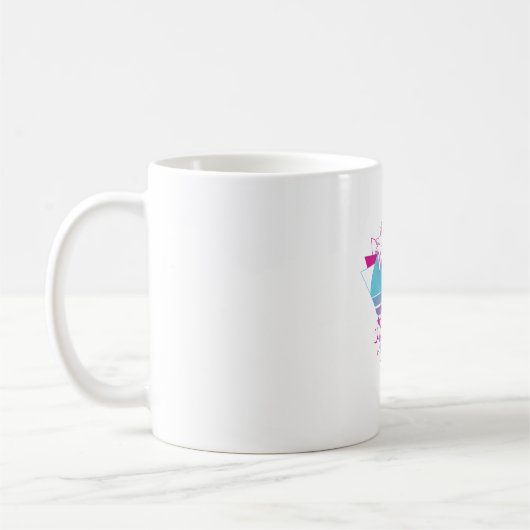 Summer Vibes Retro Palmbomen Koffiemok (Links)