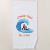 Summer Vibes rolstoel Strandlaken (Voorkant)