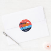 Summer Vibes Ronde Sticker (Envelop)