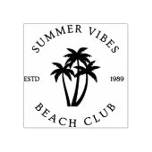 Summer Vibes Rubberstempel (Afrduk)