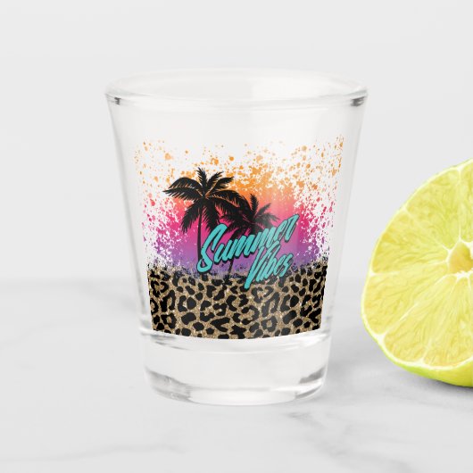 Summer Vibes Shot Glas (Voorkant)