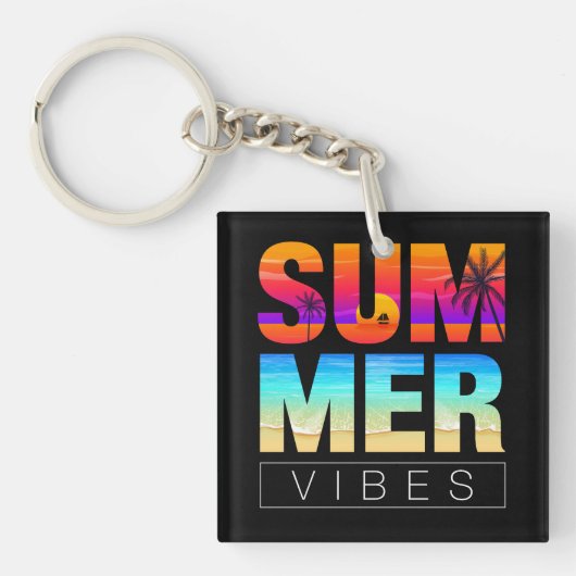 Summer Vibes Sleutelhanger (voorkant)