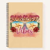 Summer Vibes | Starvissen | Kuststrand Notitieboek (Voorkant)