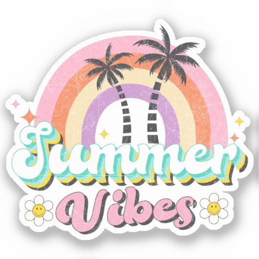 Summer Vibes Sticker (Voorkant)