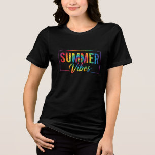 SUMMER Vibes Stropdas-Dye T-Shirt – Kleurrijke Reg