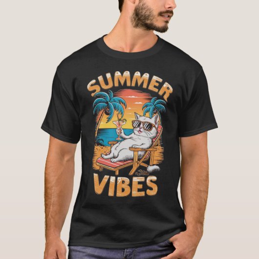 Summer Vibes Style Modes T-shirt (Voorkant)