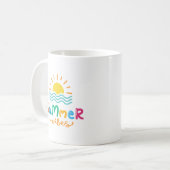 Summer Vibes Sun And Sea Koffiemok (Voorkant links)