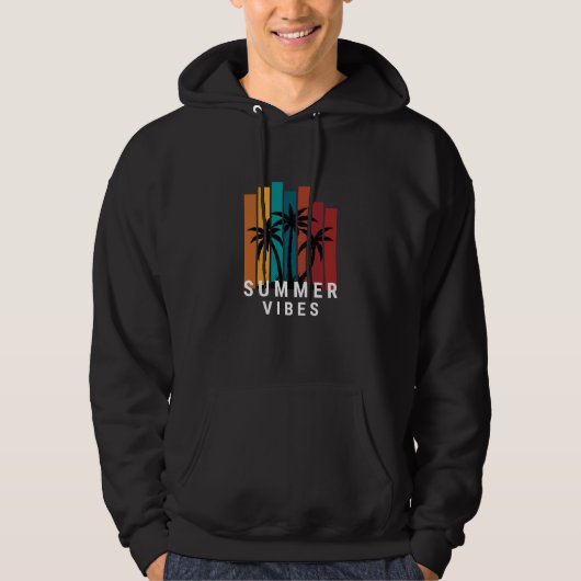 Summer Vibes Sunset Beach Men's T-Shirt | (Voorkant)