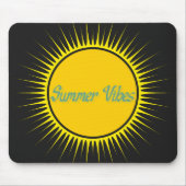 Summer Vibes Sunshine Mousepad Muismat (Voorkant)