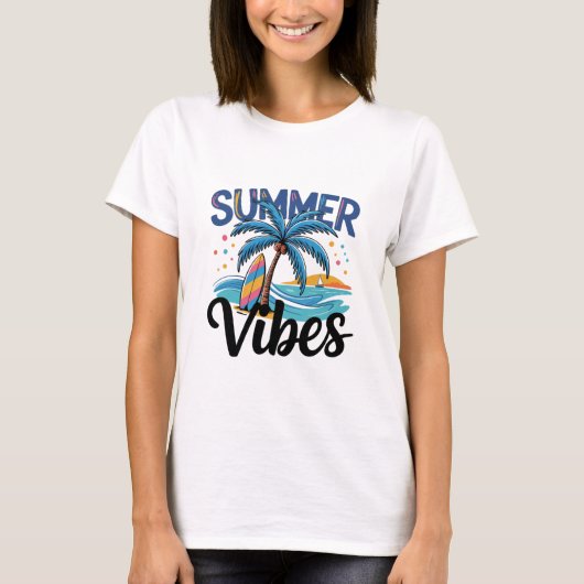 Summer Vibes T-shirt (Voorkant)