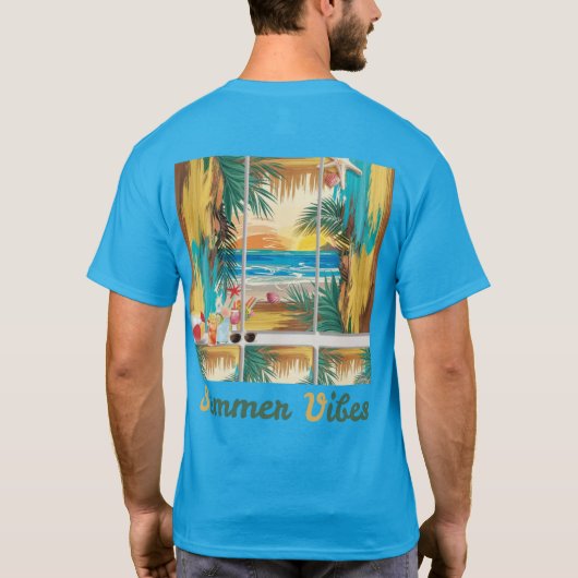 Summer Vibes T-shirt (Achterkant)