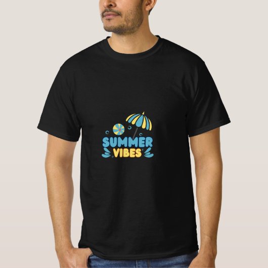 SUMMER VIBES T-SHIRT (Voorkant)