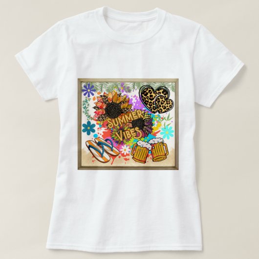 Summer Vibes T-shirt (Design voorkant)