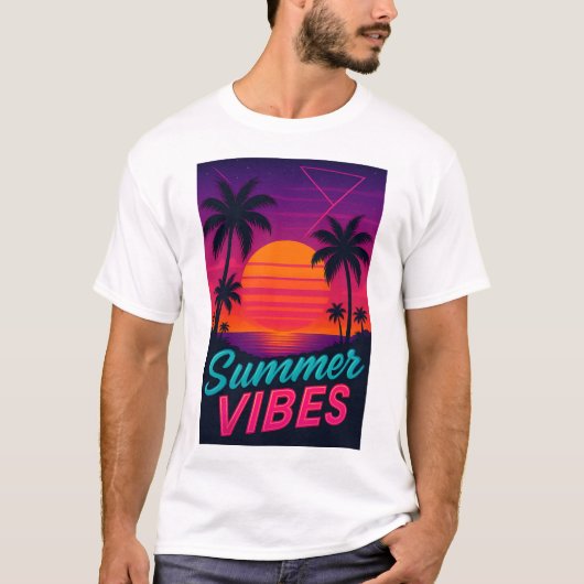 Summer Vibes T-shirt (Voorkant)