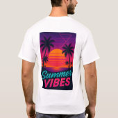 Summer Vibes T-shirt (Achterkant)