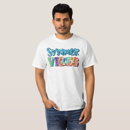 Summer vibes t-shirt (Voorkant volledig)