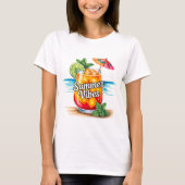 Summer Vibes  T-shirt (Voorkant)