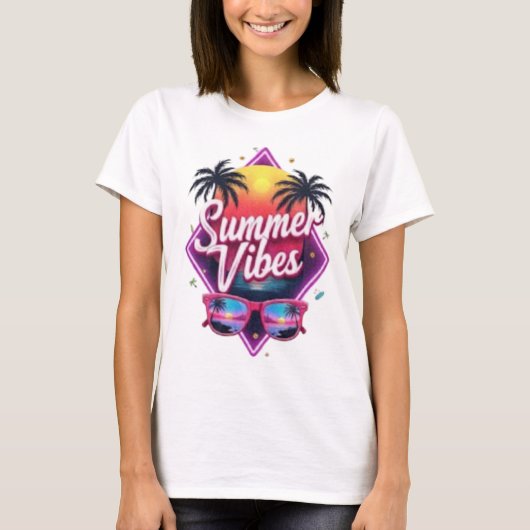 Summer Vibes T-shirt (Voorkant)