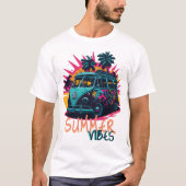 SUMMER VIBES T-SHIRT (Voorkant)