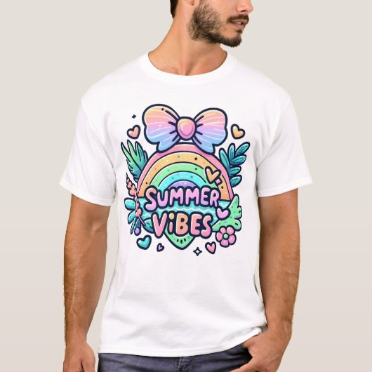 Summer Vibes T-shirt (Voorkant)