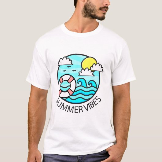 Summer Vibes T-shirt (Voorkant)